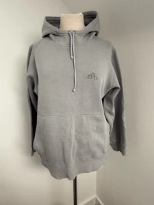Women’s Size UK 10-12 grey Adidas Pullover Hooded Sweatshirt - Picture 1 of 7