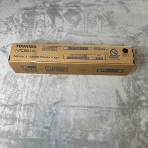 NEU OEM Toshiba T-FC50U-K TFC50UK schwarze Tonerkassette - versiegelt Neu im Karton - Bild 1 von 8