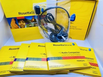 Great Condition Rosetta Stone Francais French Level 1-4 Audio Companion - Image 1 of 4