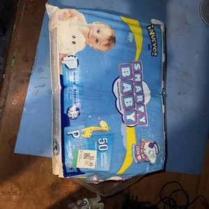 Vintage Smarty Baby Windel Größe P weniger die 6 Pfund Mexiko Import geöffnet - Bild 1 von 5
