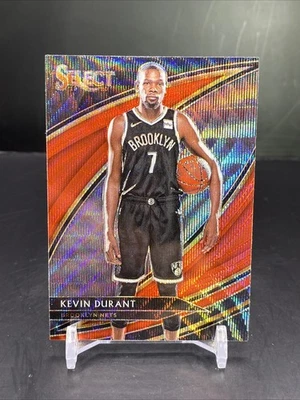2020 Panini Select Basketball Kevin Durant Courtside Red Wave Refractor  - Image 1 of 2