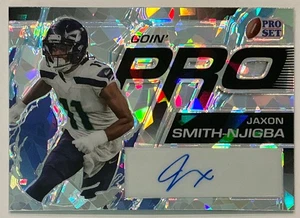 2023 Leaf Pro Set Metal Jaxon Smith Njigba Auto Autograph Crystal Silver # 12/15 - Picture 1 of 1