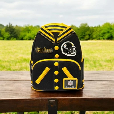 LoungeFly NFL Pittsburg Steelers - Mini Mochila Perfumada *Nueva* Foto 1 de 4
