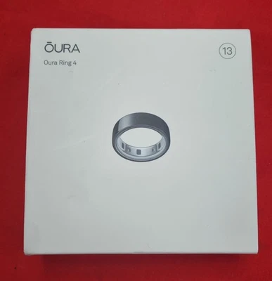 Oura Ring Gen4 schwarz Größe 13 Smart Ring Schlaf Fitness Tracker Gesundheit (brandneu)