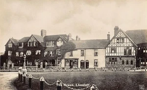 Wales - LLANDAFF Cardiff - The Green - REAL PHOTO - Picture 1 of 2