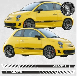 Exact Spec Seitenstreifen für Fiat 500 Abarth Aufkleber Sticker Dekorfolien - Bild 1 von 9