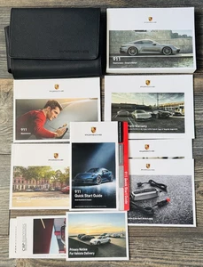 2022 Porsche 911 Owner's Manual Guide Set and Leather Cover - Picture 1 of 5