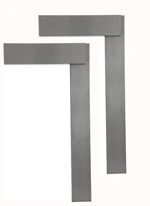2Pc 10" Machinist Steel Square Design Layout for Hobby Crafts Jewelry Making - Picture 1 of 4