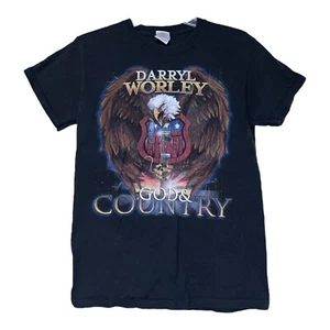 Darryl Worley God & Country Concert Tour Eagle Short Sleeve T Shirt Size Small - Picture 1 of 5
