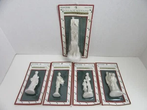 5 Village Accents Design Craft Pencil Resin to Paint Figurines Eastlake House - Picture 1 of 2