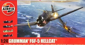 AIRFIX 1:24 Grumman F6F-5 HELLCAT USN Fighter Model Kit #A19004 *SEALED BAGS* - Bild 1 von 11