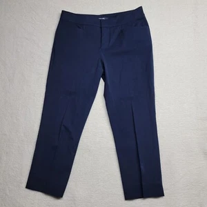 Chaps Straight Women's Size 4 Blue 5-Pocket Low Rise Dark Wash pants - Picture 1 of 11