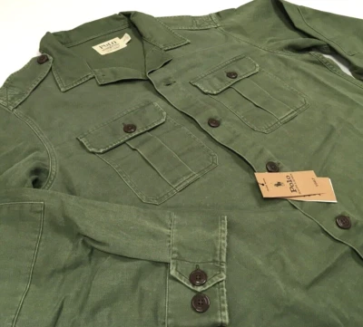 Polo Ralph Lauren Military Army Soldier Paratrooper Field Shirt Jacket Gentleman - Image 1 of 4