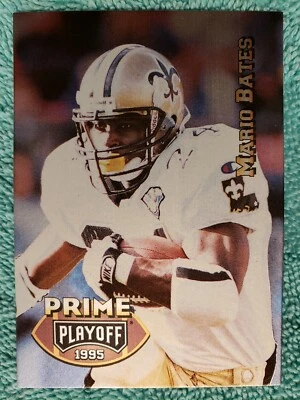 1995 PLAYOFF PRIME MARIO BATES #8 NEW ORLEANS SAINTS - Image 1 of 4