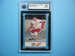 1988/89 ESSO ALL-STARS NHL HOCKEY CARD GORDIE HOWE KSA 10 GEM MINT RED WINGS - Picture 1 of 2