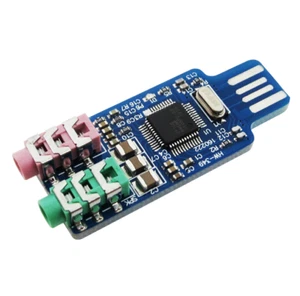 1PCS CM108 USB Drive Free USB Sound Card Computer External Sound Card Module - Picture 1 of 3