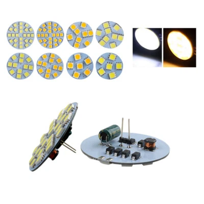 G4 Back Pin LED Bulb 12V 24V 1W 2W 3W SMD White Lamp For DIY Car Spotlights RE - Image 1 of 4
