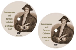 John Calvin 12 Christian Commentaries Sermons Audiobooks in 2 MP3 Audio DVDs - Picture 1 of 1