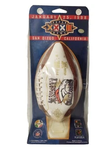 Vintage Denver Broncos Super Bowl XXXII Champions 1998 Mini Football - San Diego - Bild 1 von 5