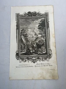 Antique Print Johann Scheuchzer 1731 TAB CV Batnim et Schekedim Terebinthus - Picture 1 of 2