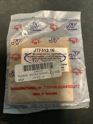 Piñones JT - JTF512.16 - Piñón delantero de acero, 16T Foto 1 de 2