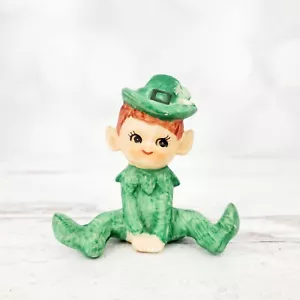 Estatuilla de duende duende pixie elfo pintada a mano de Japón de colección 3,5" - Imagen 1 de 7