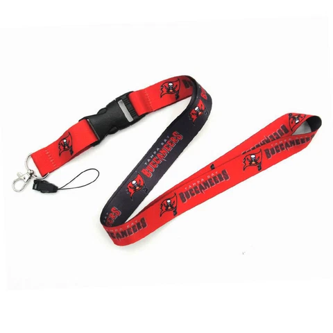 Tampa Buccaneers NFL Double-Sided Detachable Keychain Lanyard New Cover