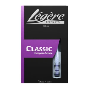 Legere European Scrape Synthetic Oboe Reed - Medium Hard (Blue O-Ring) - Picture 1 of 5