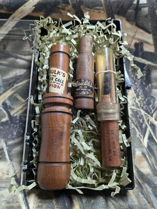 Faulk's Game Call Vintage Set #8 - H-100, SG-49 & PL-22 by PATIN - Picture 1 of 1