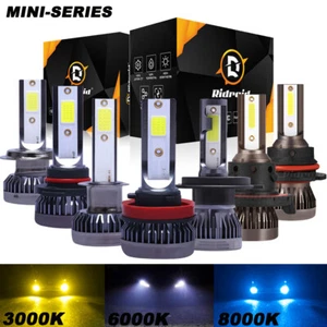 Kit de faros LED H1/H4/H7/H9/H11/9005/9006 6500K/8000K/3000K bombillas de haz alto/bajo - Imagen 1 de 26