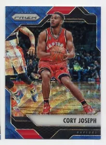 2016-17 Panini Prizm CORY JOSEPH #218 BLUE WAVE REFRACTOR #/99 Toronto Raptors - Picture 1 of 1