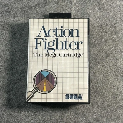 Vintage Sega Action Fighter The Mega Cartridge 1986 Master System Game Complete - Image 1 of 4