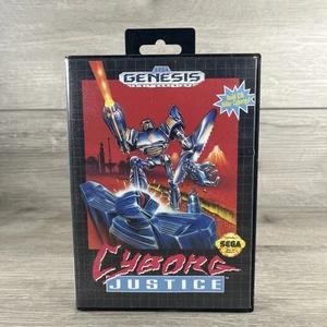 Cyborg Justice for Sega Genesis - Authentic Cartridge Complete w/ Registration - Picture 1 of 3