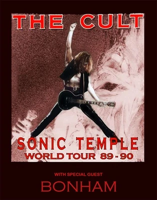 The Cult 1990s Concert Poster Print - Image 1 of 2