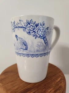 Furnivals Quail Blue Mug 1913 - 6 oz, 3 7/8” Made In England ~ Mug #2 - Picture 1 of 13