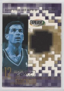 2001-02 UD Playmakers Limited Player's Club Calentamientos Oro/250 John Stockton Salón de la fama - Imagen 1 de 3