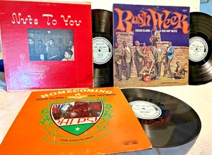 Doug Clark & the Hot Nuts 3 LP lot; Nuts to You, Homecomin' & Rush Week - Picture 1 of 2