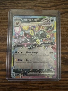 Umbreon EX Prismatic Evolutions Sealed/STAMPED Surprise Box Promo Card #060/131! - Bild 1 von 2