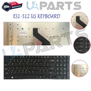 Für Acer Aspire E15 ES1-512-C5QN E15 ES1-512-C5 US Layout Laptop Tastatur Schwarz - Bild 1 von 3