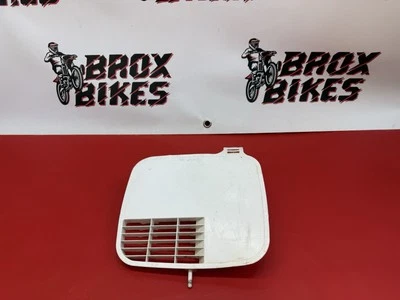 Yamaha YZ80 YZ 80 1990 matrícula delantera blanco limpio original OEM Foto 1 de 4