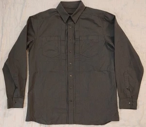 5.11 Tactical Shirt Covert Herringbone Snaps Smoky Gray Mens M Conceal Pockets - Picture 1 of 9