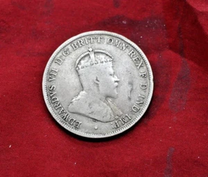 1910, AUSTRALIA, TWO SHILLINGS, 2/-, " E. F " LOT 898, KING EDWARD V11 , SCARCE - Picture 1 of 12