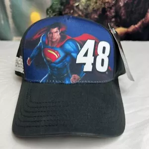 Cappello regolabile Nascar Jimmie Johnson Superman Fontana California 2016 - Foto 1 di 8