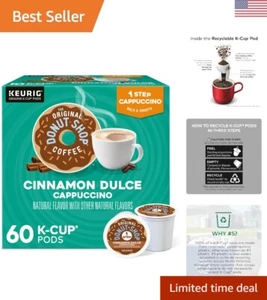 One-Step Cinnamon Dulce Cappuccino, Keurig Single-Serve K-Cup Pods, 10 Count ... - Picture 1 of 12