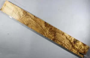 Guitar Neck Blank Golden Camphor Wood Burl Luthier Supply 30.4"x4.15"x1.1" - Picture 1 of 7
