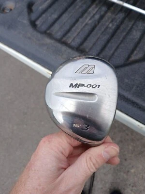 MIZUNO MP-001 3 WOOD - 15 DEGREE LOFT - GOOD USED CONDITION - INCLUDES HEADCOVER - Image 1 of 4