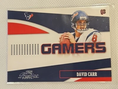 2004 Playoff Prestige Gamers #G9 David Carr /750 - Image 1 of 2