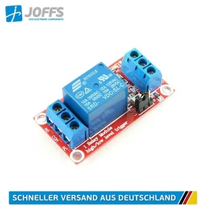 1-Kanal 5V Relais Modul mit Optokoppler (1Ch Relay Module High/Low Trigger) #2 - Bild 1 von 4
