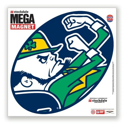NOTRE DAME FIGHTING IRISH 4"X6" DIE-CUT MAGNET FOR INDOOR OUTDOOR USE HEAVY DUTY Cover