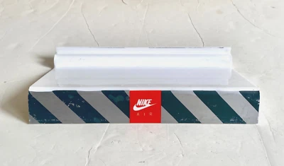 Vintage Plastic Nike Air Shoes Retail Store Slatwall Shoe Shelf Display Sign A - Image 1 of 4